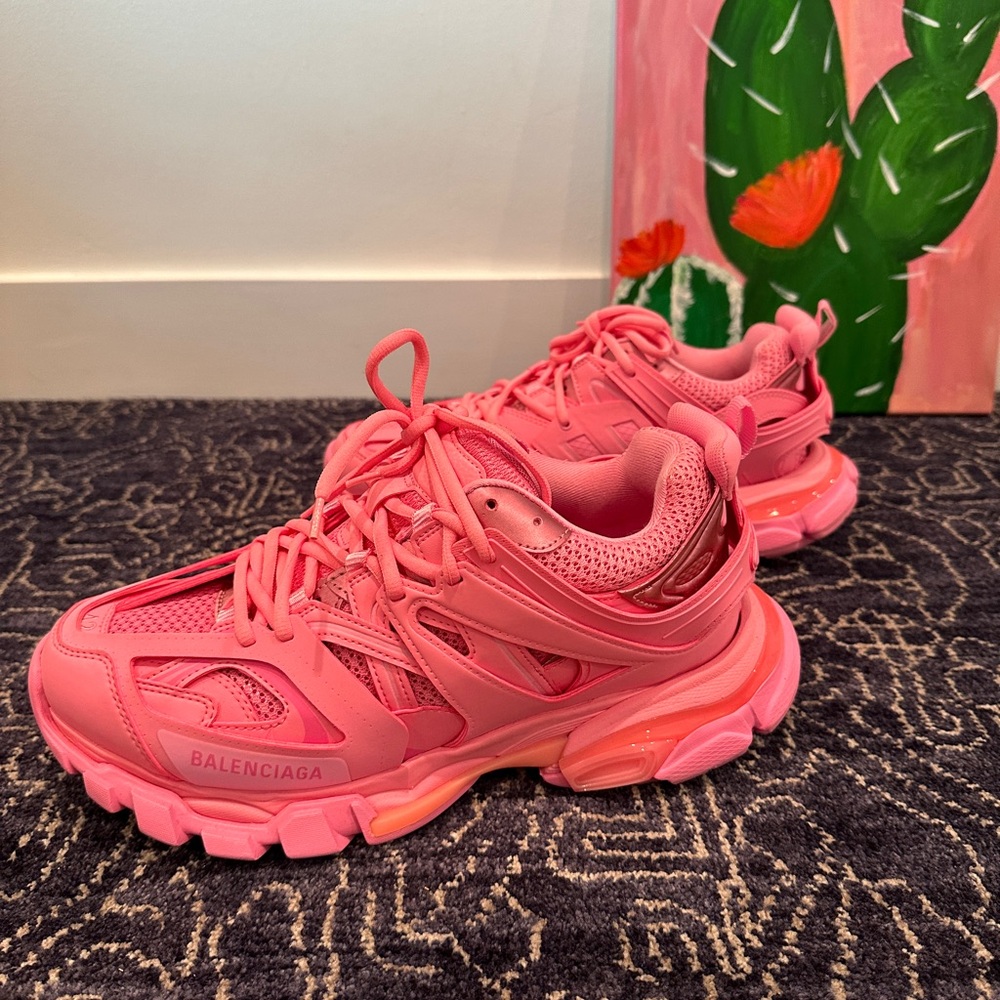 Balenciaga Pink Track Sneakers - Women’s 12US/42EUR